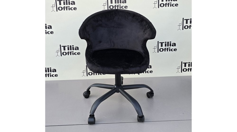 Coket Çalışma Koltuğu Siyah Yonca Ayak Siyah